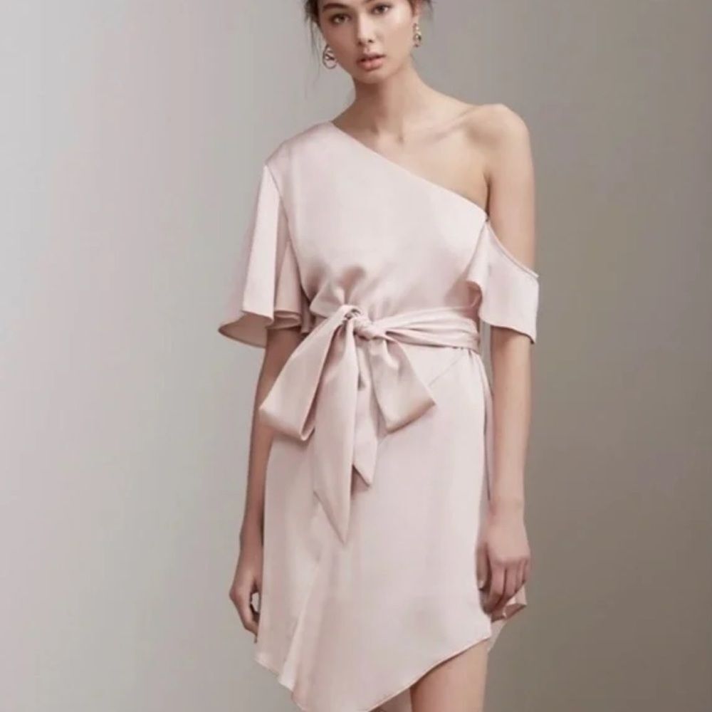 KEEPSAKE the Label Blush One-Shoulder Dress size medium new with tags
